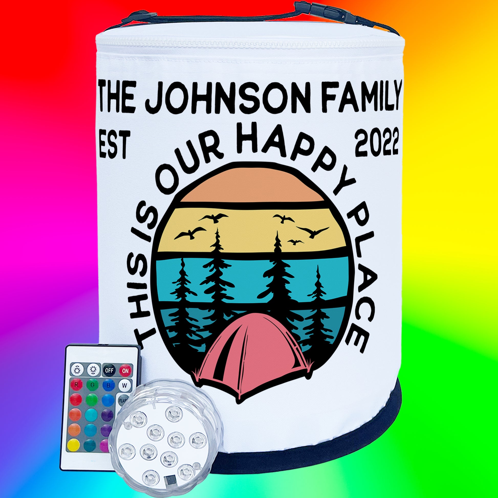 This is Our Happy Place, Tent Decoration LED Lantern