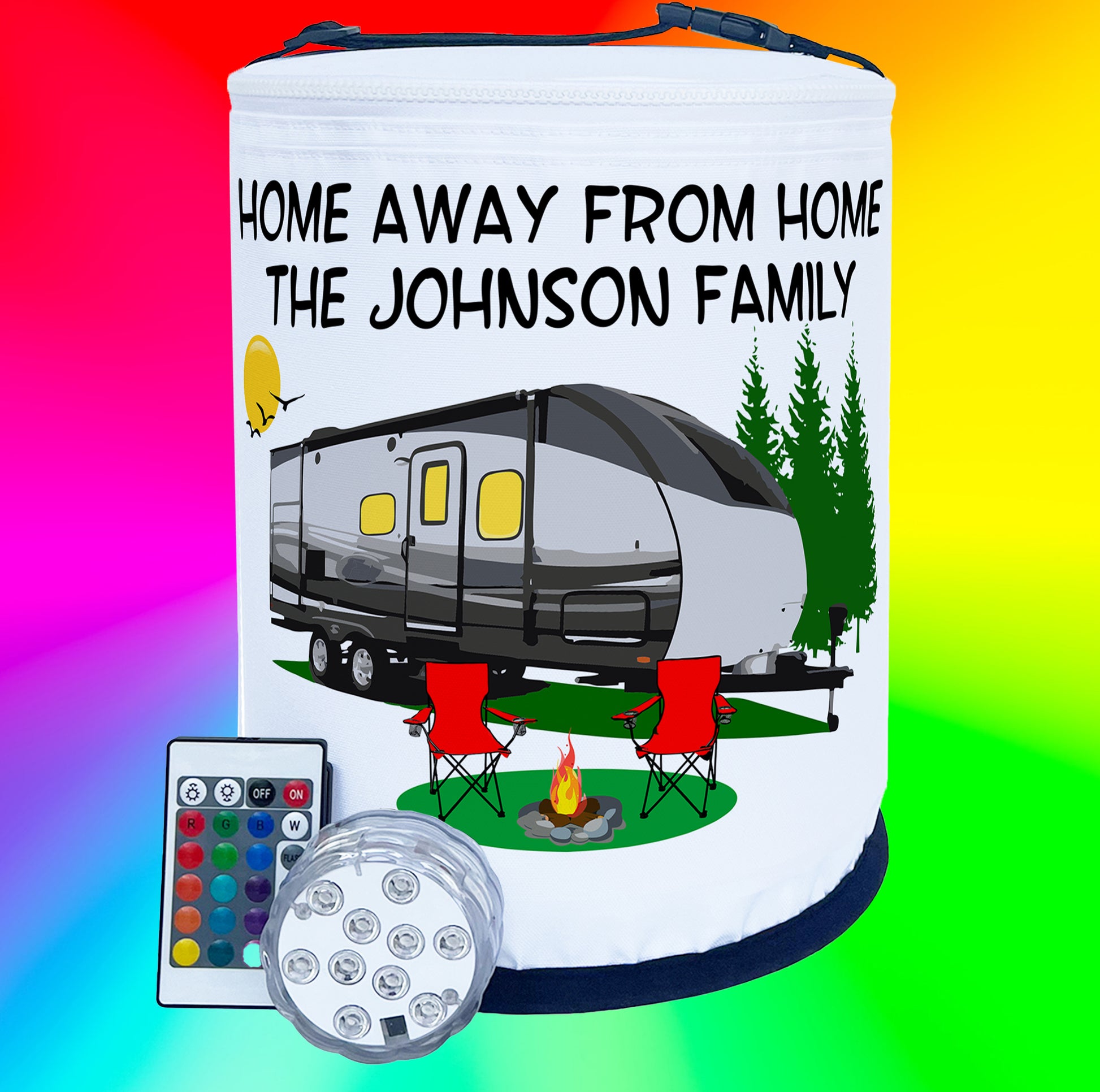 Home Away From Home, Travel Trailer LED Camping Lantern