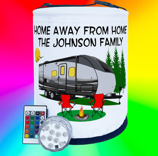 Home Away From Home, Travel Trailer LED Camping Lantern
