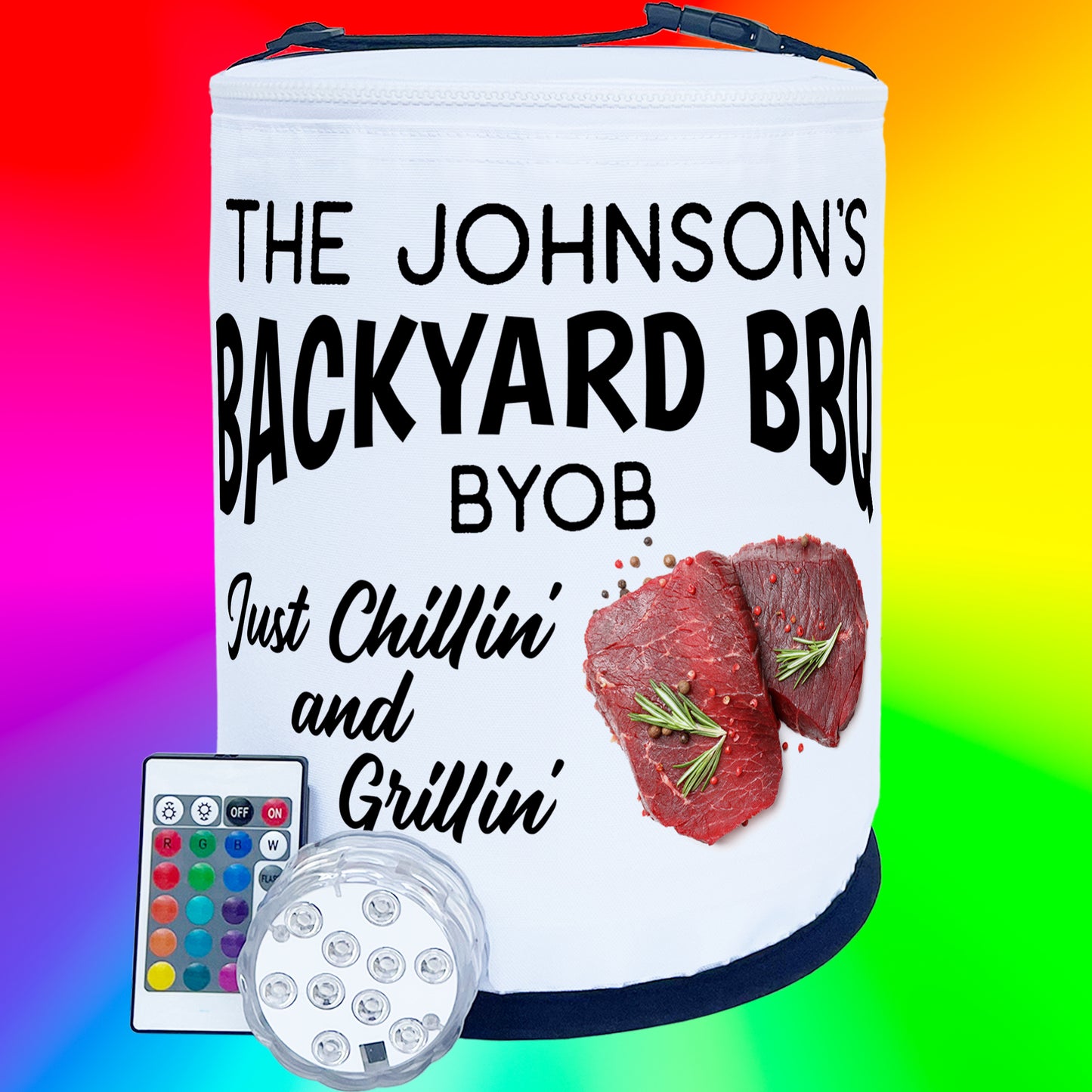 Backyard BBQ, Just Chillin' and Grillin' LED Party Light