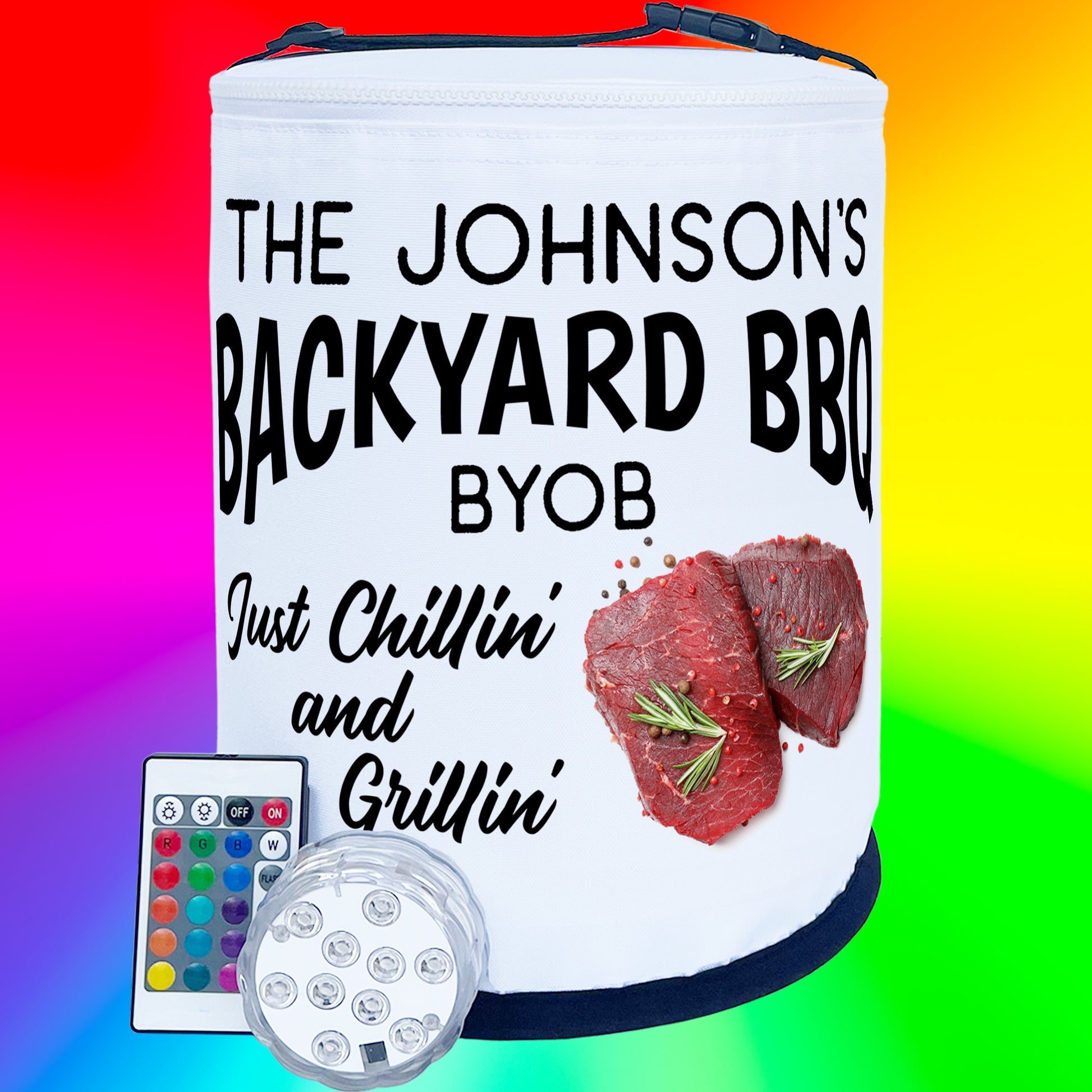 Backyard BBQ, Just Chillin' and Grillin' LED Party Light