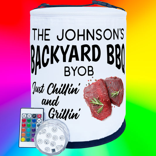 Backyard BBQ, Just Chillin' and Grillin' LED Party Light