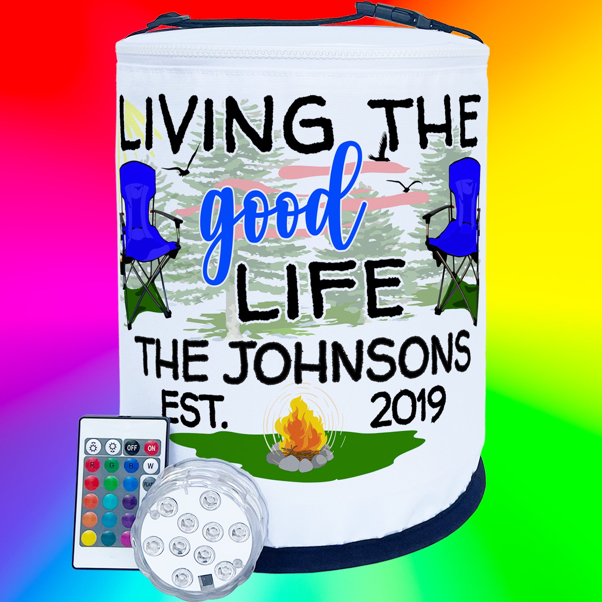 Living the Good Life Personalized Color Changing LED Party Lantern