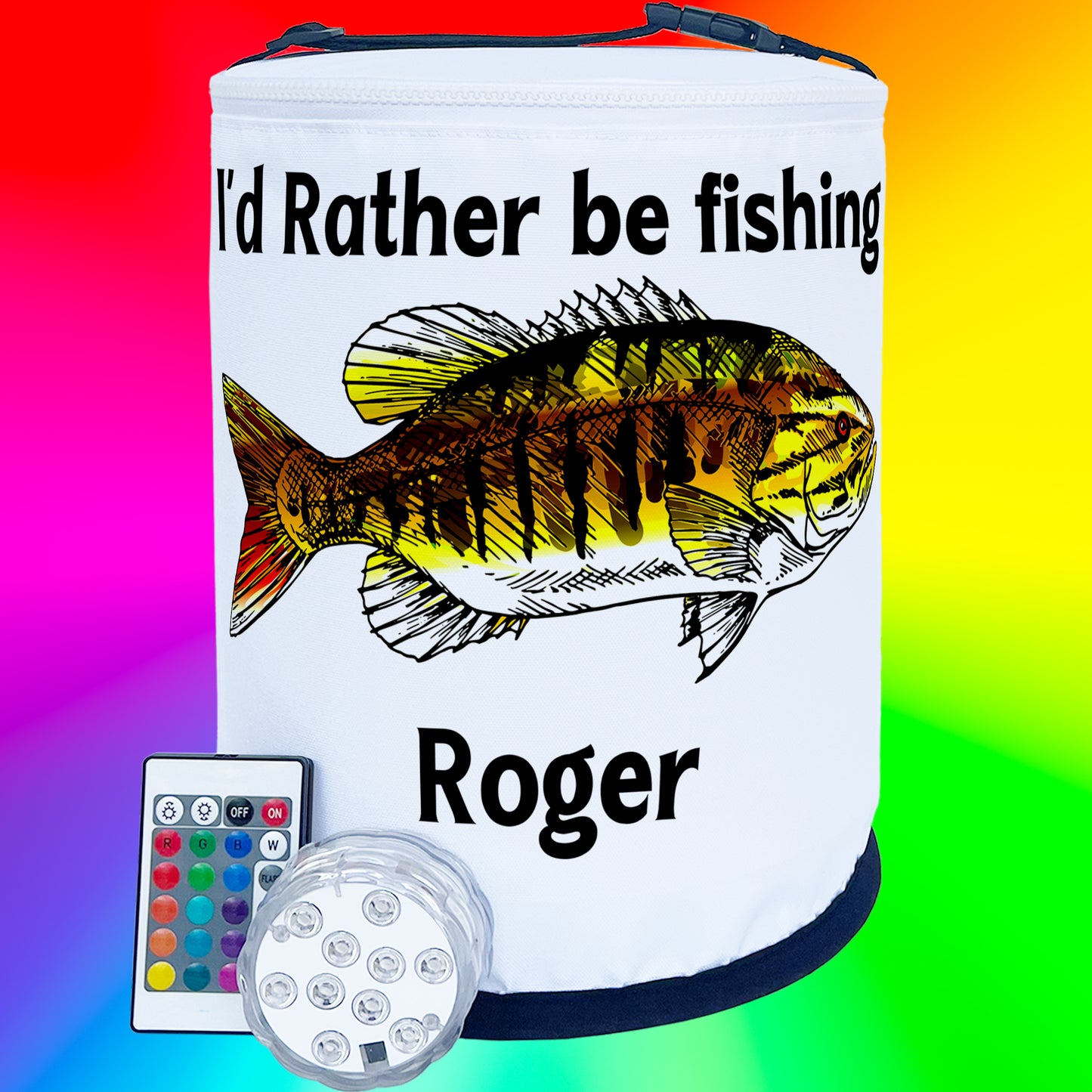Large Mouth or Small Mouth Bass LED Lantern