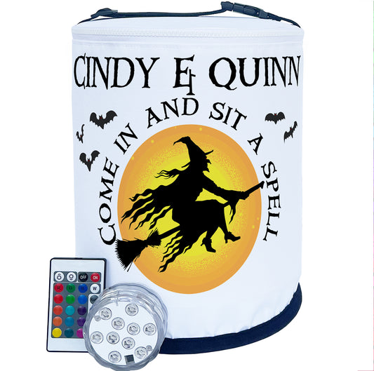 Come in and Sit a Spell, Witch Halloween LED Lantern