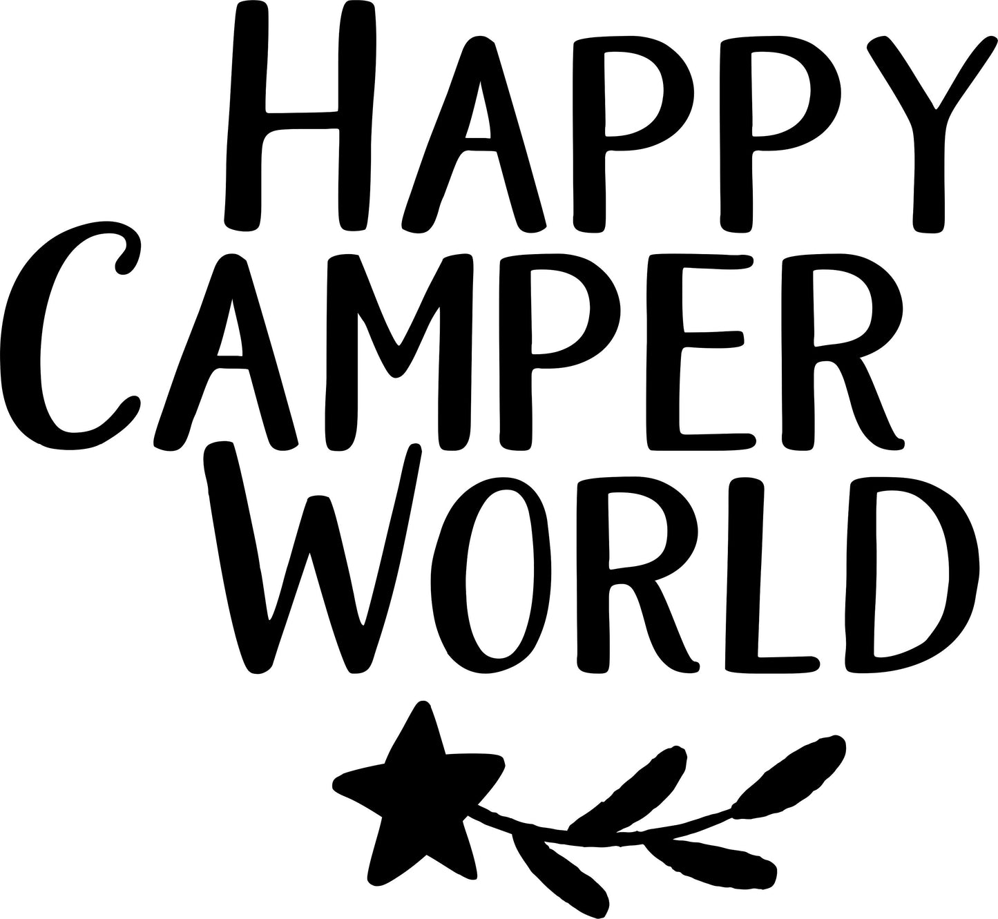 Personalized Happy Glampers, Glamour Camping Campsite Flag, Camp Sign, Class A Motorhome, Camping Decor, Motor Home Camp Flag