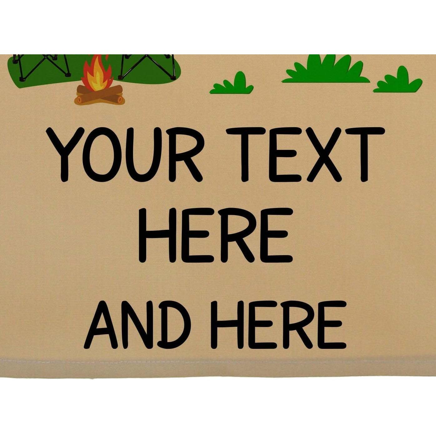 Life is Better in the Camper Personalized Campsite Flag, RV Gift, Teardrop Camper, Camp Sign, Campground Gift, Camp Decor, Camp Flag