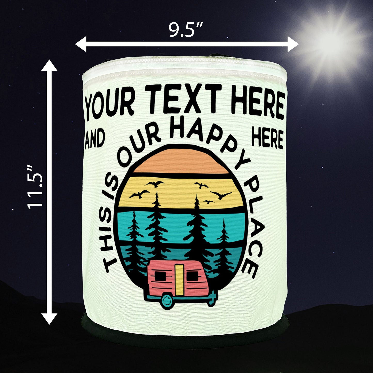 This is Our Happy Place, Travel Trailer LED Lantern