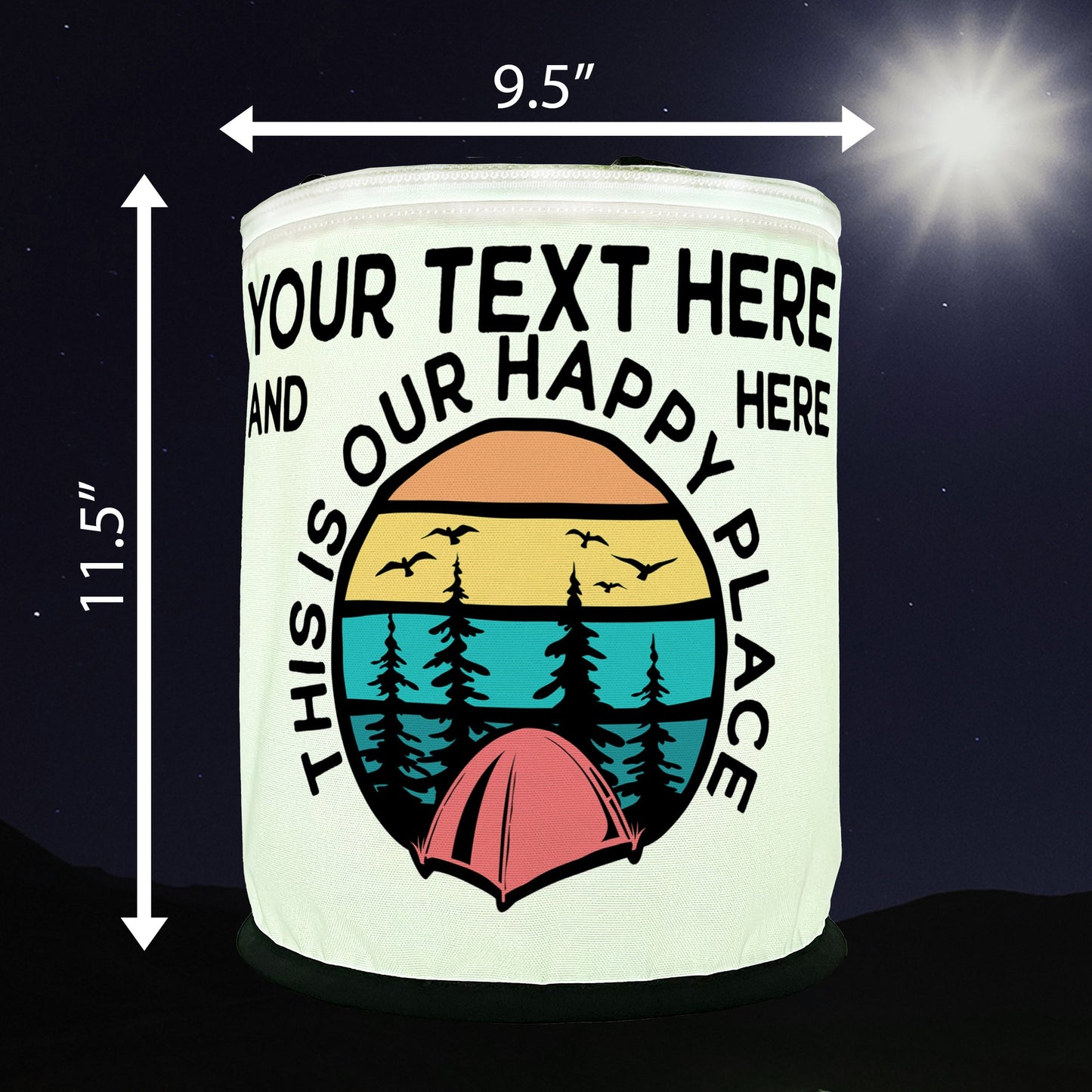 This is Our Happy Place, Tent Decoration LED Lantern