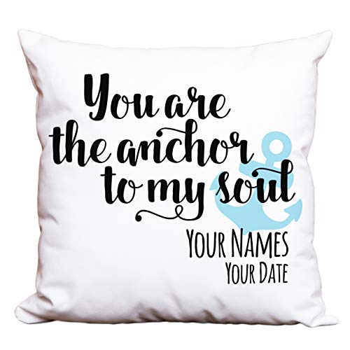 You Are the Anchor to My Soul Personalized Decor Pillow