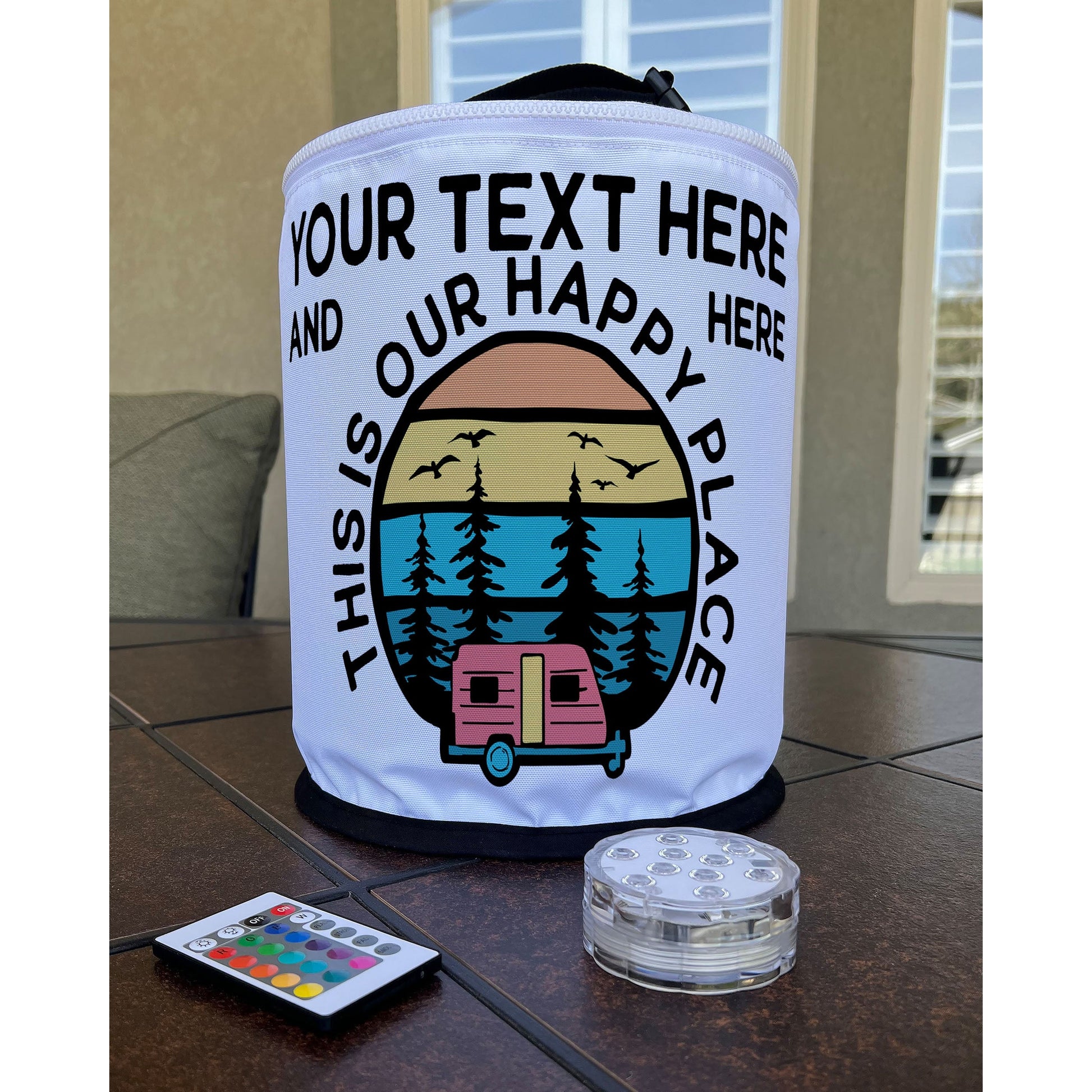 This is Our Happy Place, Travel Trailer LED Lantern