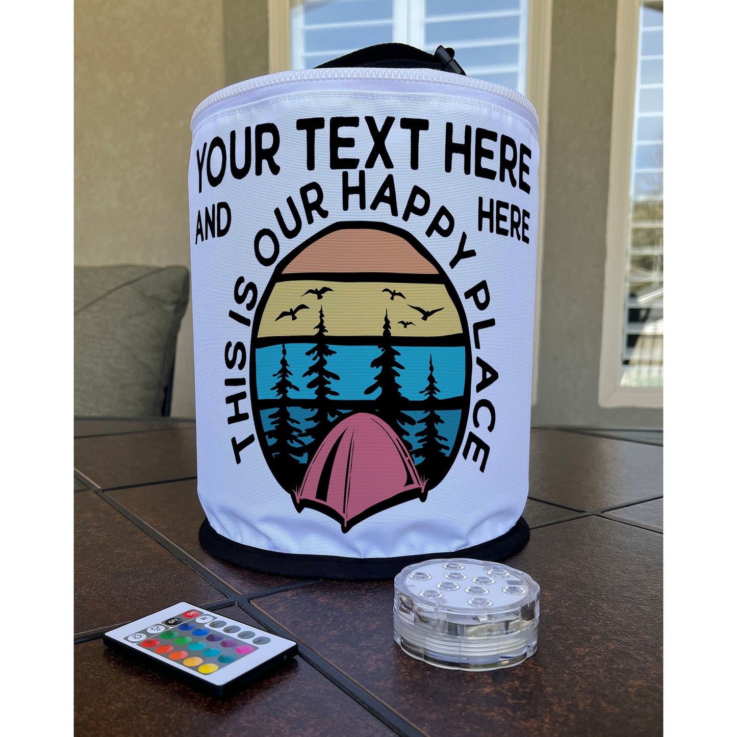 This is Our Happy Place, Tent Decoration LED Lantern