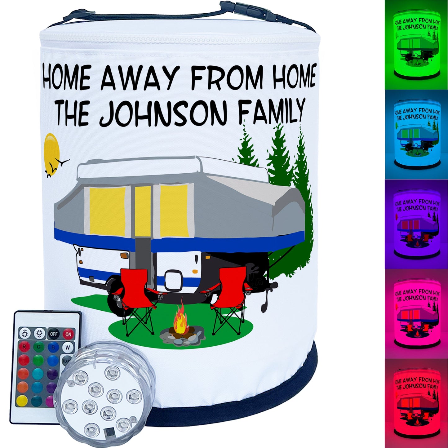 Home Away From Home, Pop-Up Tent Trailer LED Camping Lantern