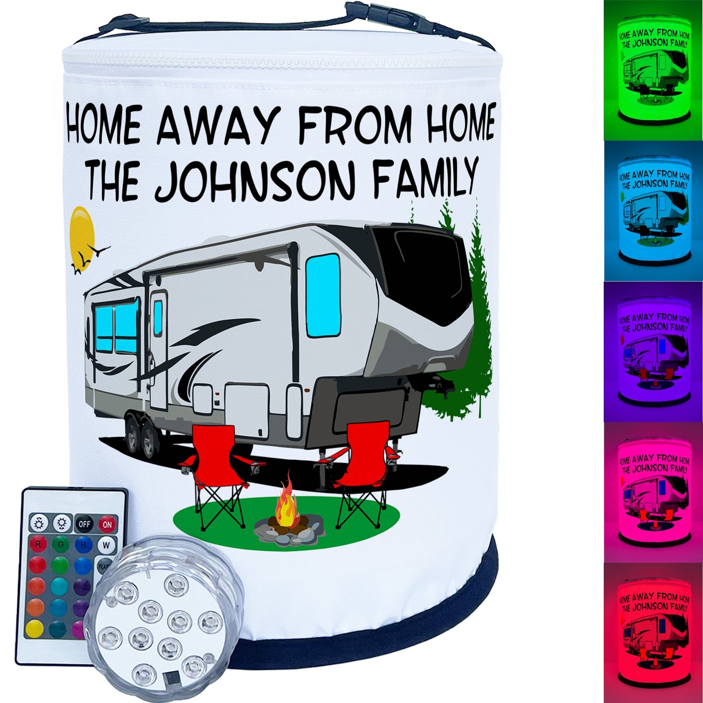 Home Away From Home, 5th Wheel Trailer LED Camping Lantern