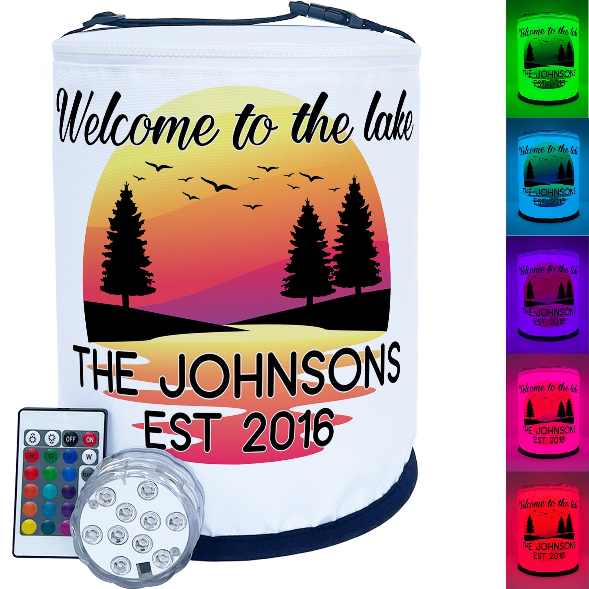 Welcome to the Lake Color Changing LED Lantern
