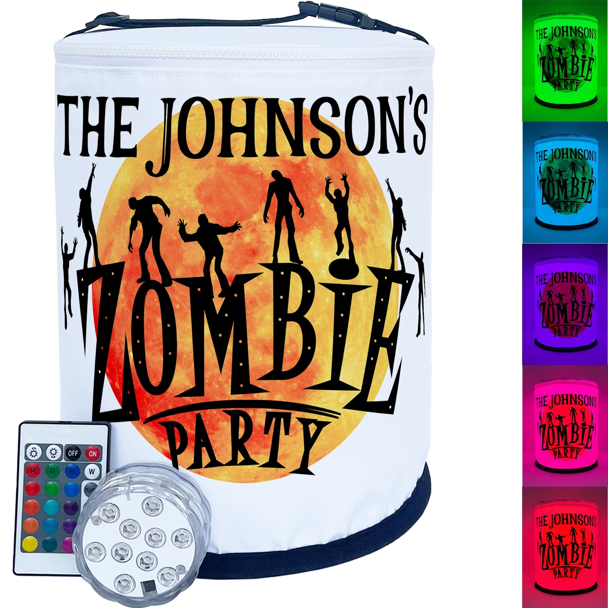 Zombie Party Color Changing LED Halloween Lantern