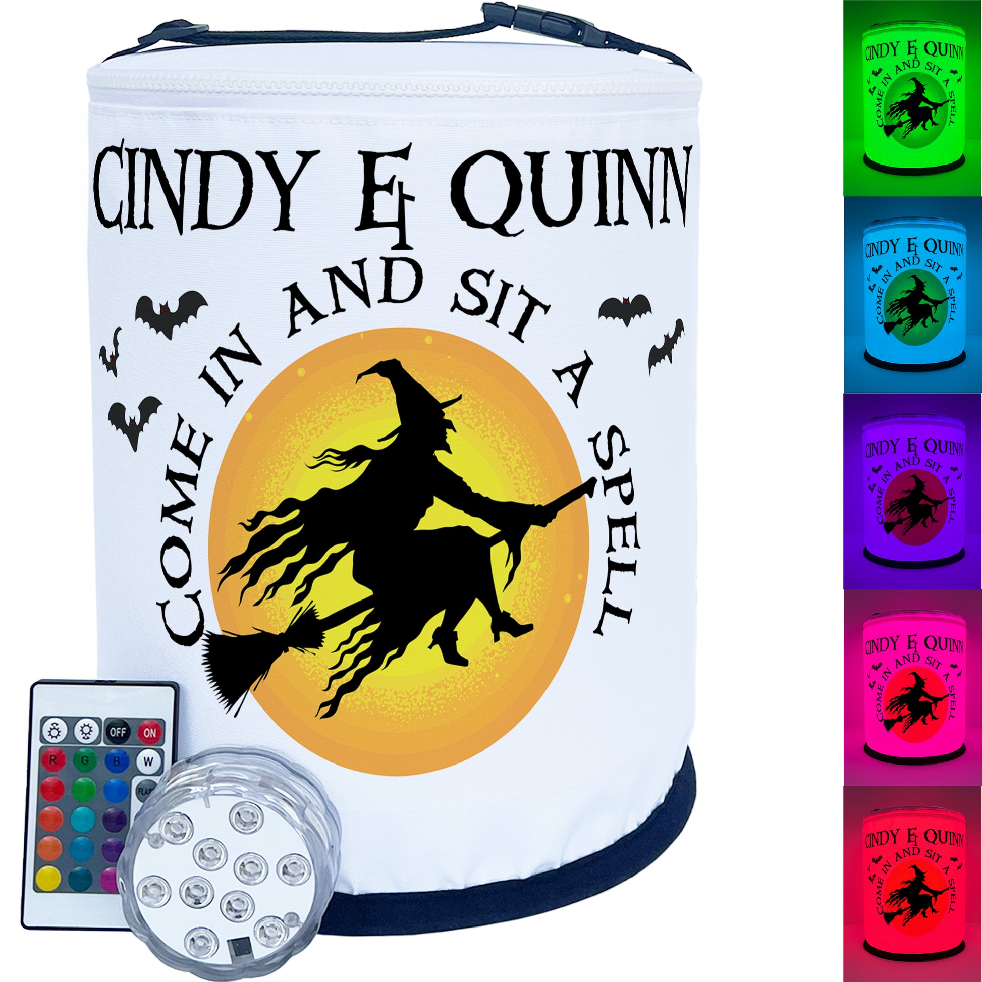 Come in and Sit a Spell, Witch Halloween LED Lantern