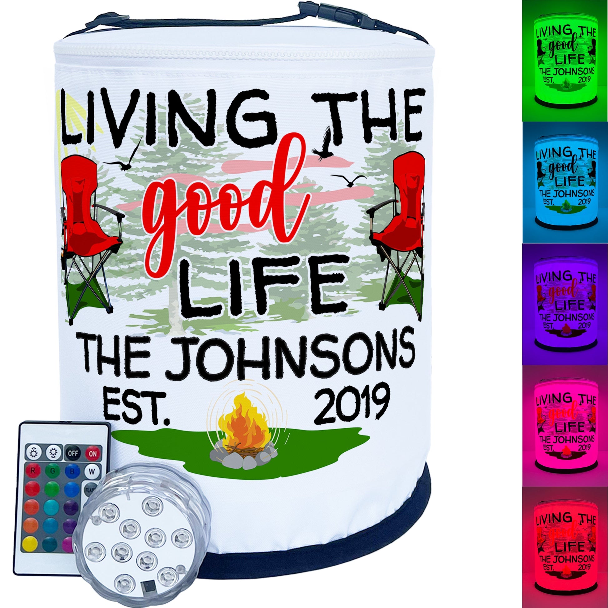 Living the Good Life Personalized Color Changing LED Party Lantern
