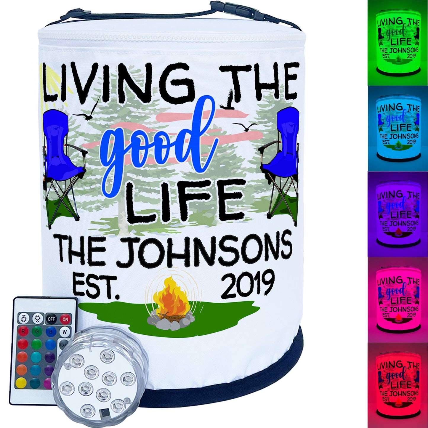 Living the Good Life Personalized Color Changing LED Party Lantern