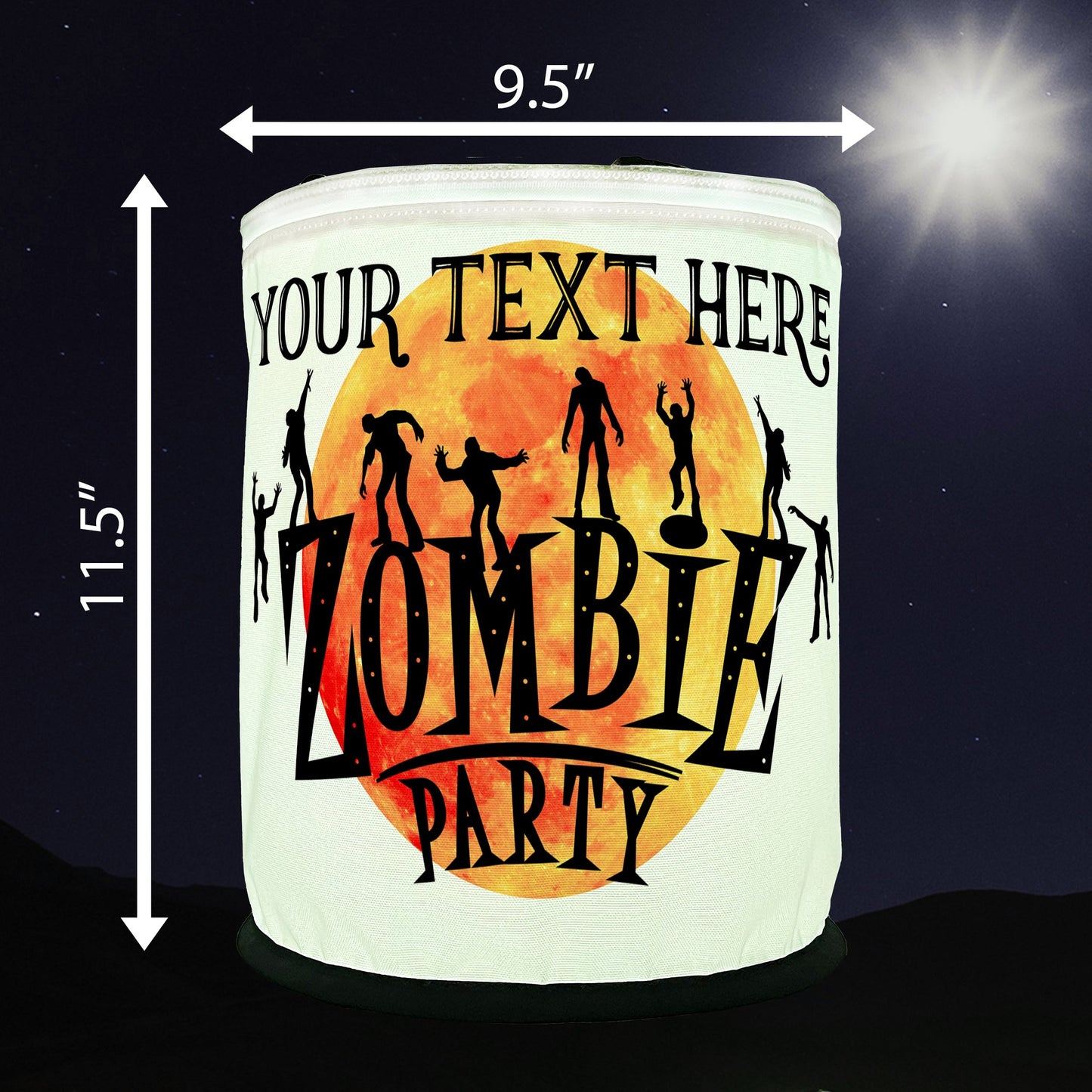 Zombie Party Color Changing LED Halloween Lantern