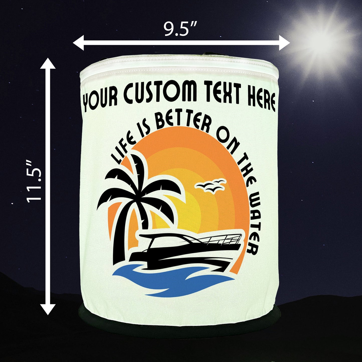 Life is Better on The Water LED Lantern