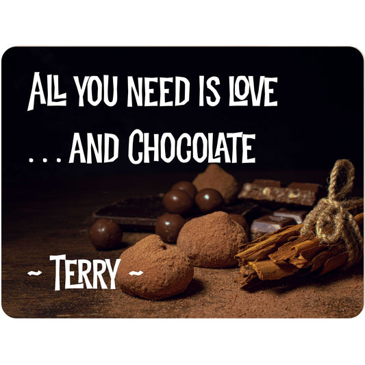 Personalized Aluminum Sign with Dessert Graphics