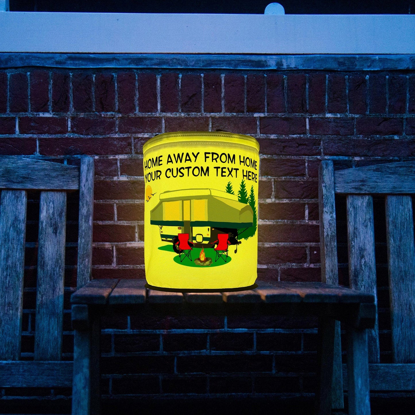 Home Away From Home, Pop-Up Tent Trailer LED Camping Lantern