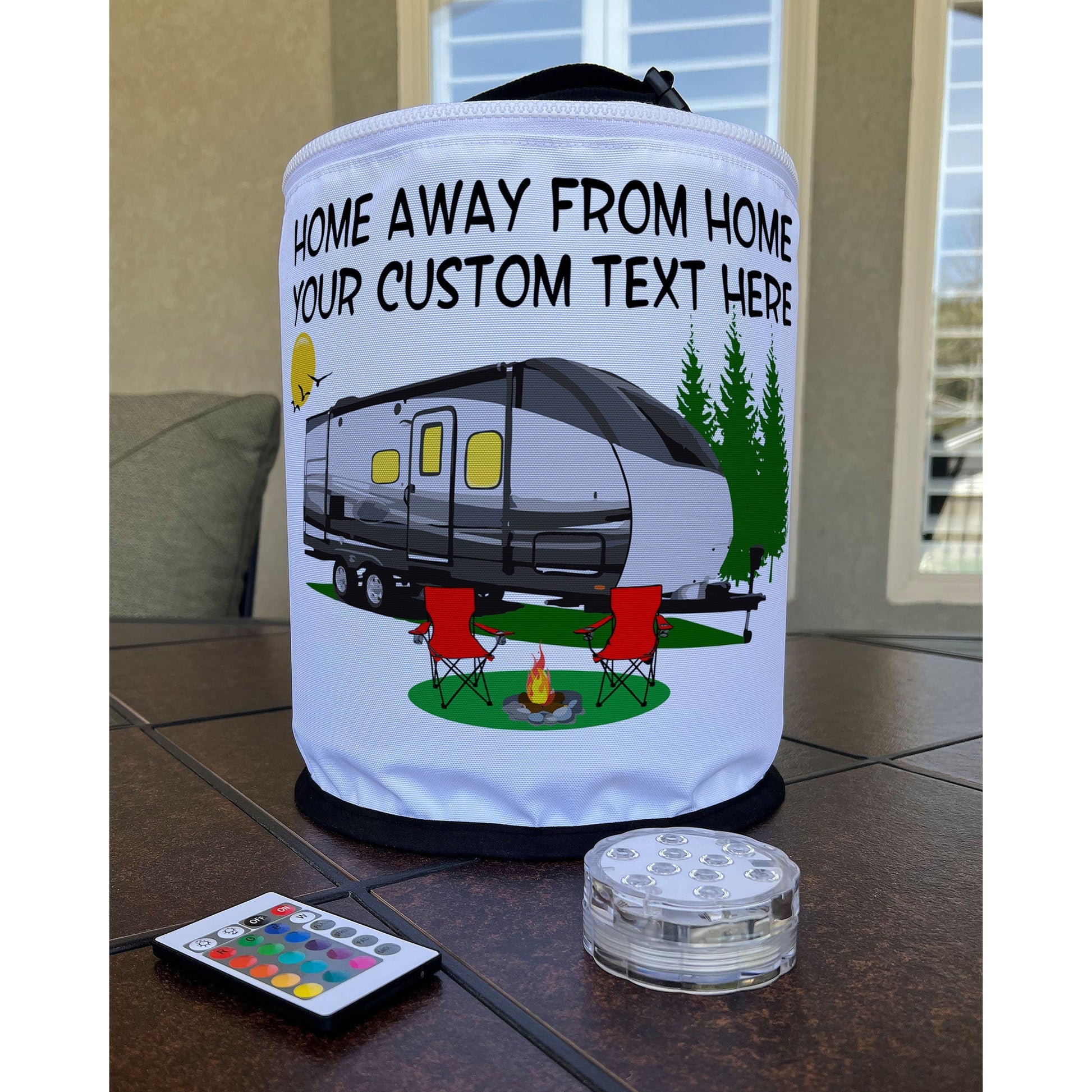 Home Away From Home, Travel Trailer LED Camping Lantern