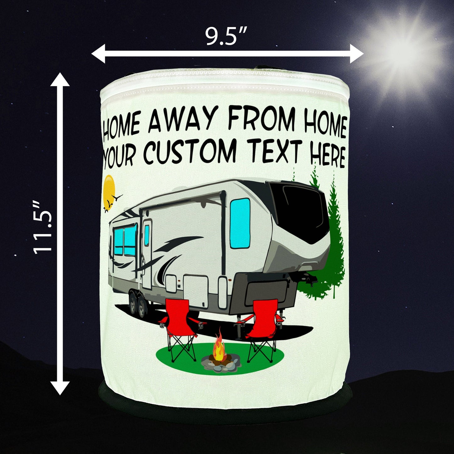 Home Away From Home, 5th Wheel Trailer LED Camping Lantern