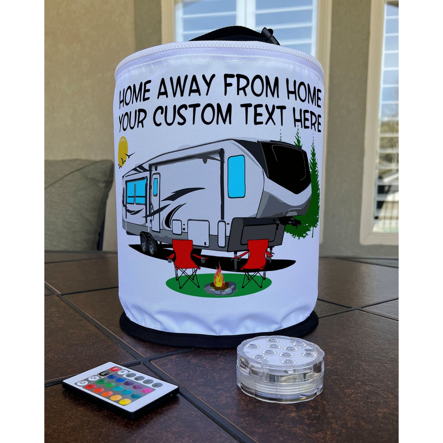 Home Away From Home, 5th Wheel Trailer LED Camping Lantern