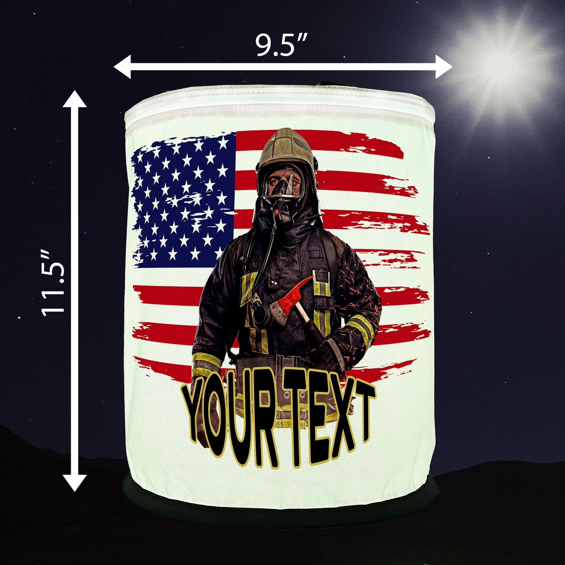 Firefighter Color Changing LED Decoration