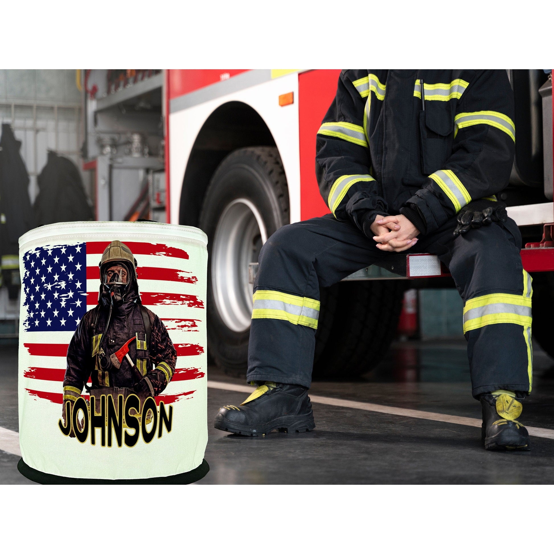 Firefighter Color Changing LED Decoration