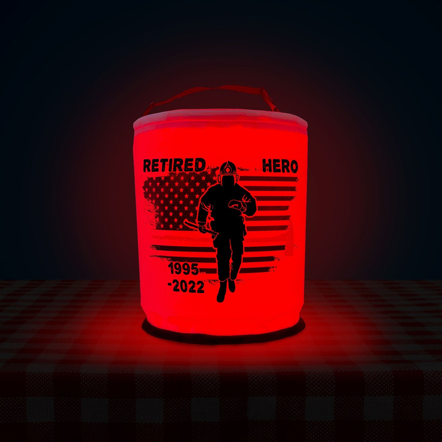 Thin Red Line Firefighter LED Lantern