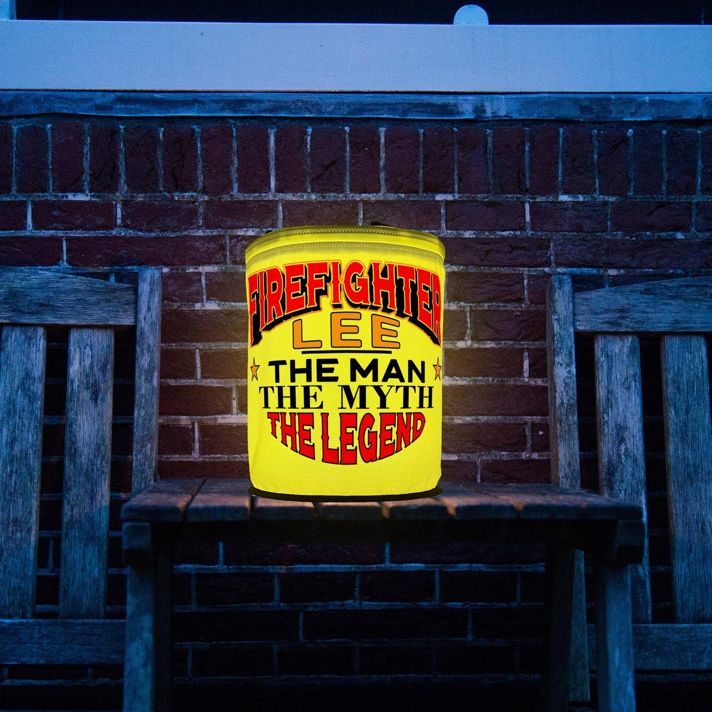 Firefighter The Man The Myth The Legend LED Lantern