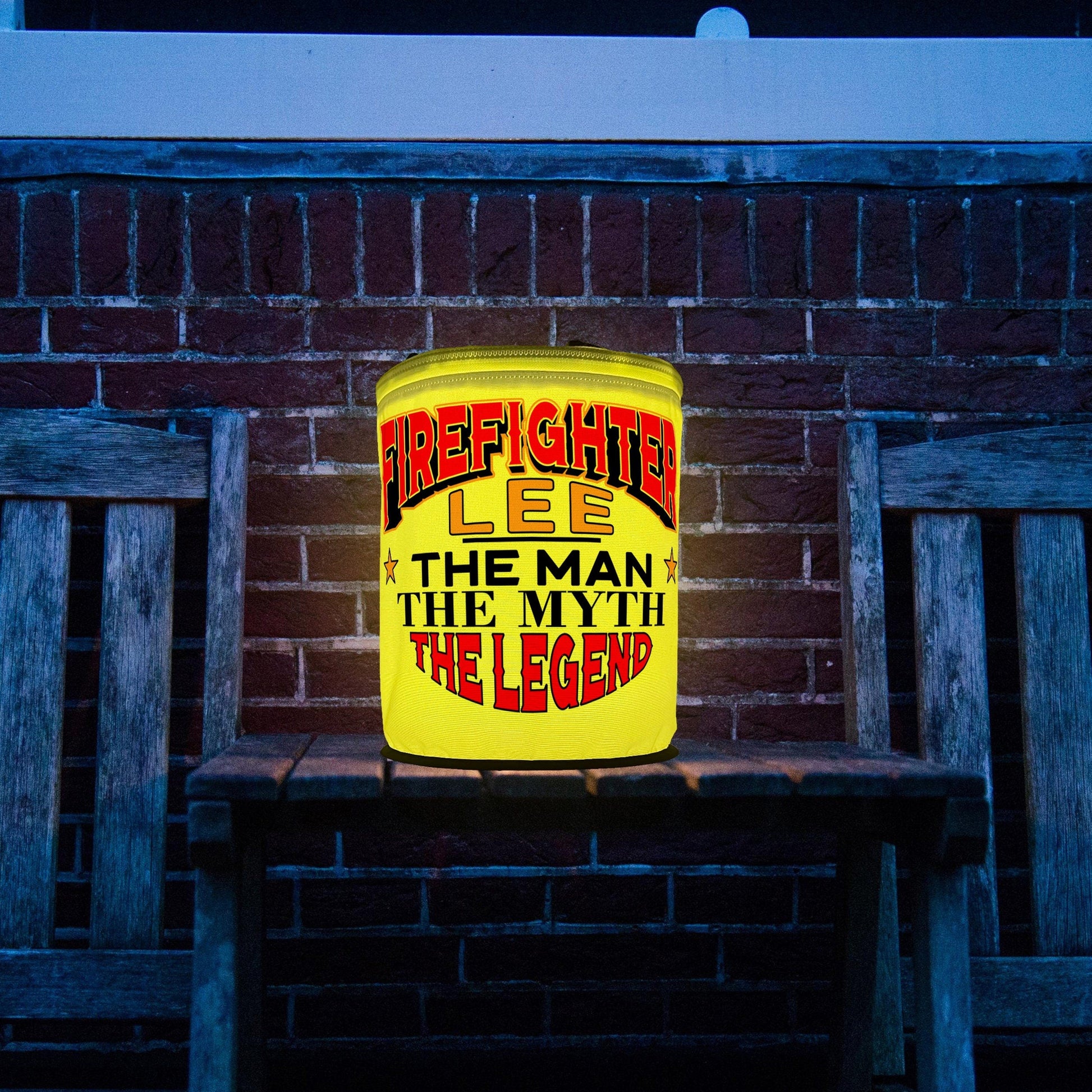 Firefighter The Man The Myth The Legend LED Lantern