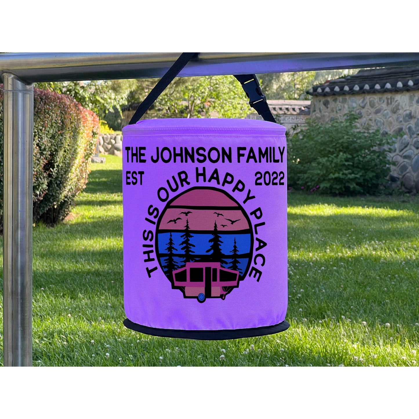 This is Our Happy Place Pop-Up Tent Trailer LED Lantern