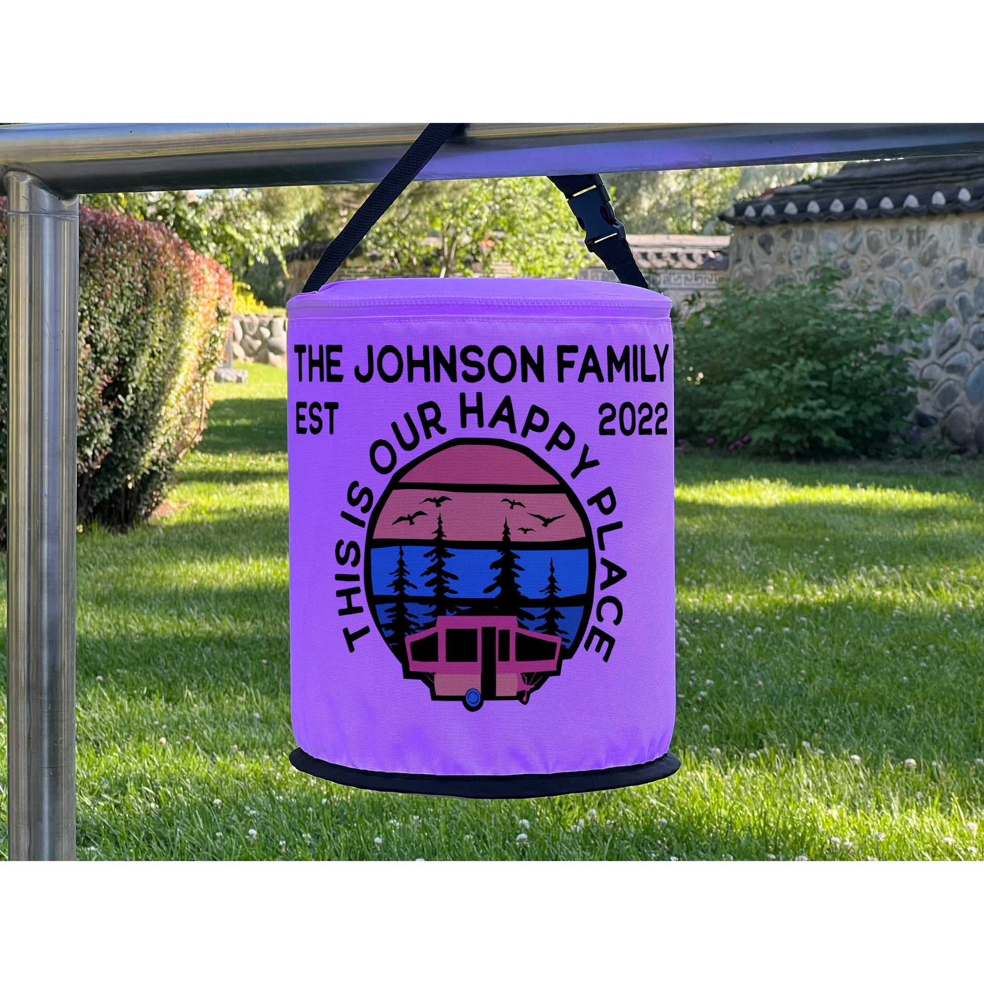 This is Our Happy Place Pop-Up Tent Trailer LED Lantern