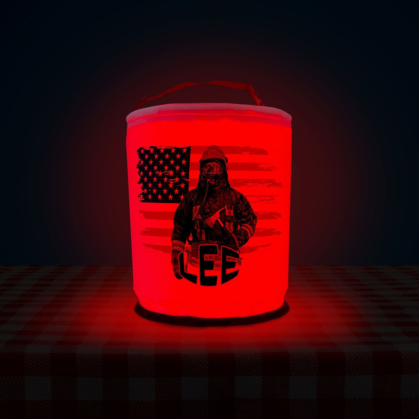 Firefighter Color Changing LED Decoration