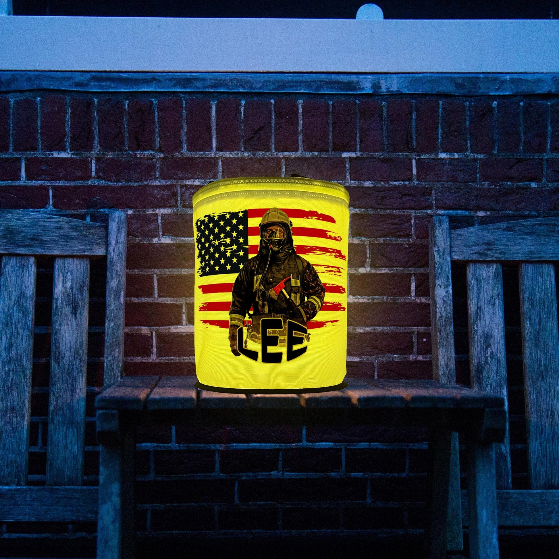 Firefighter Color Changing LED Decoration
