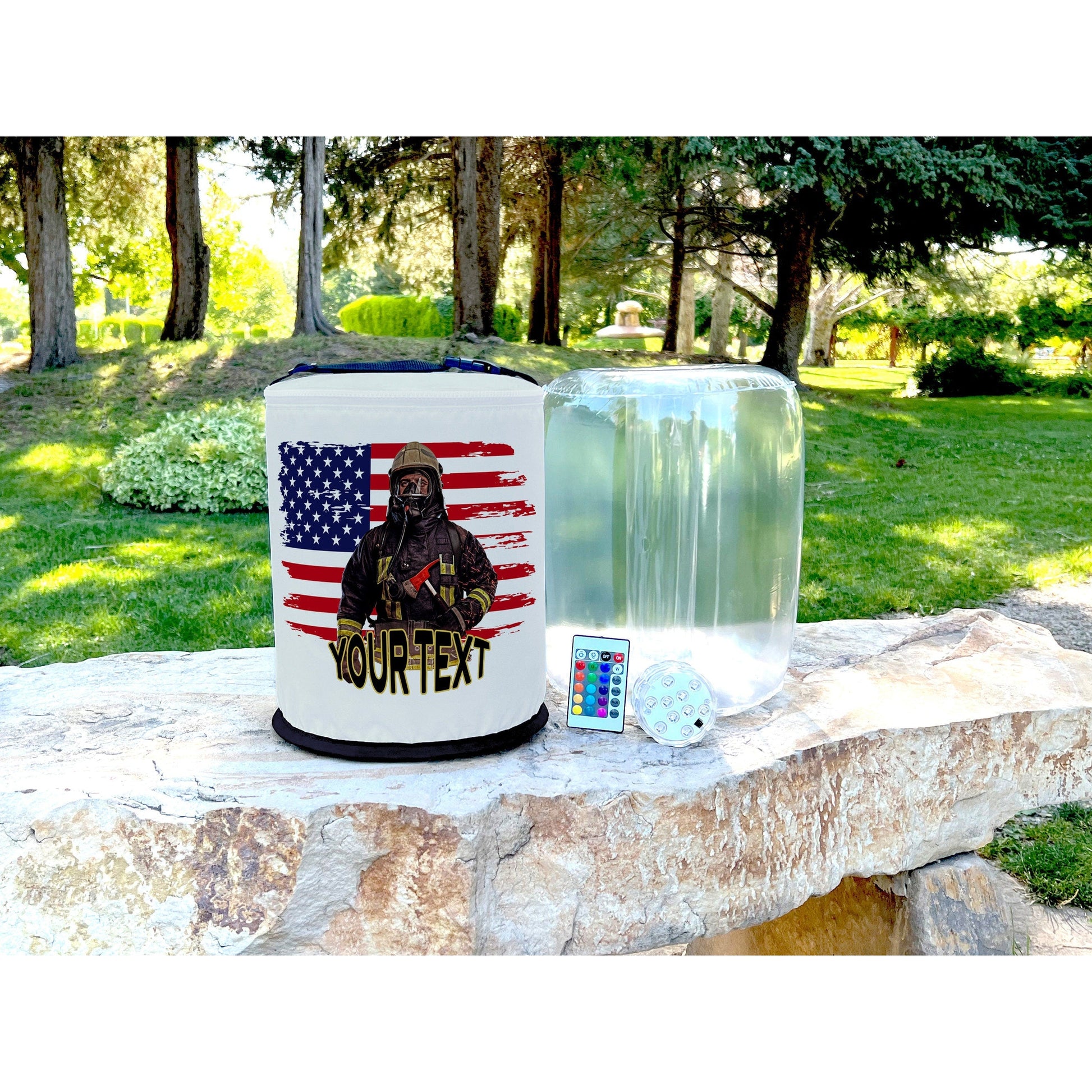 Firefighter Color Changing LED Decoration