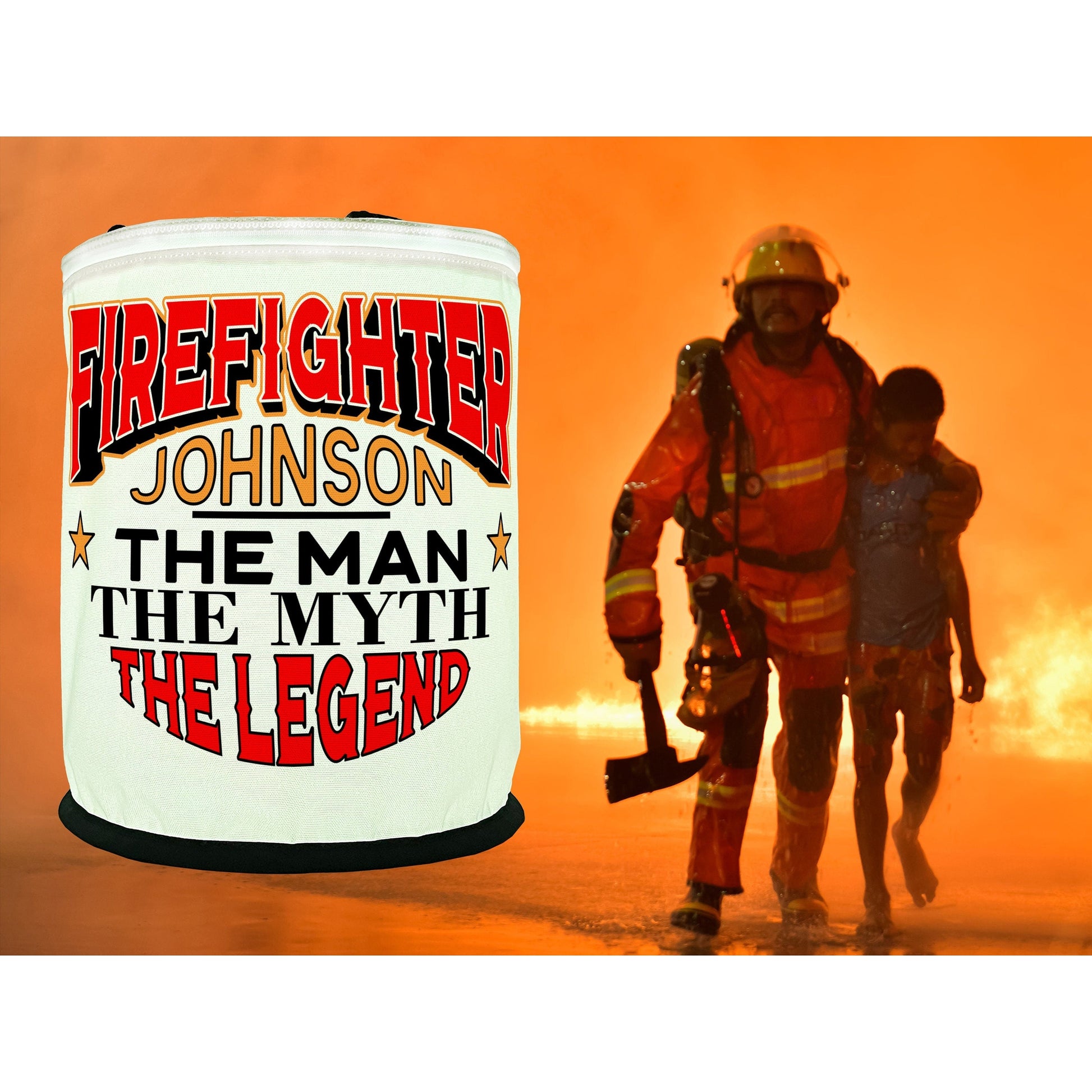 Firefighter The Man The Myth The Legend LED Lantern