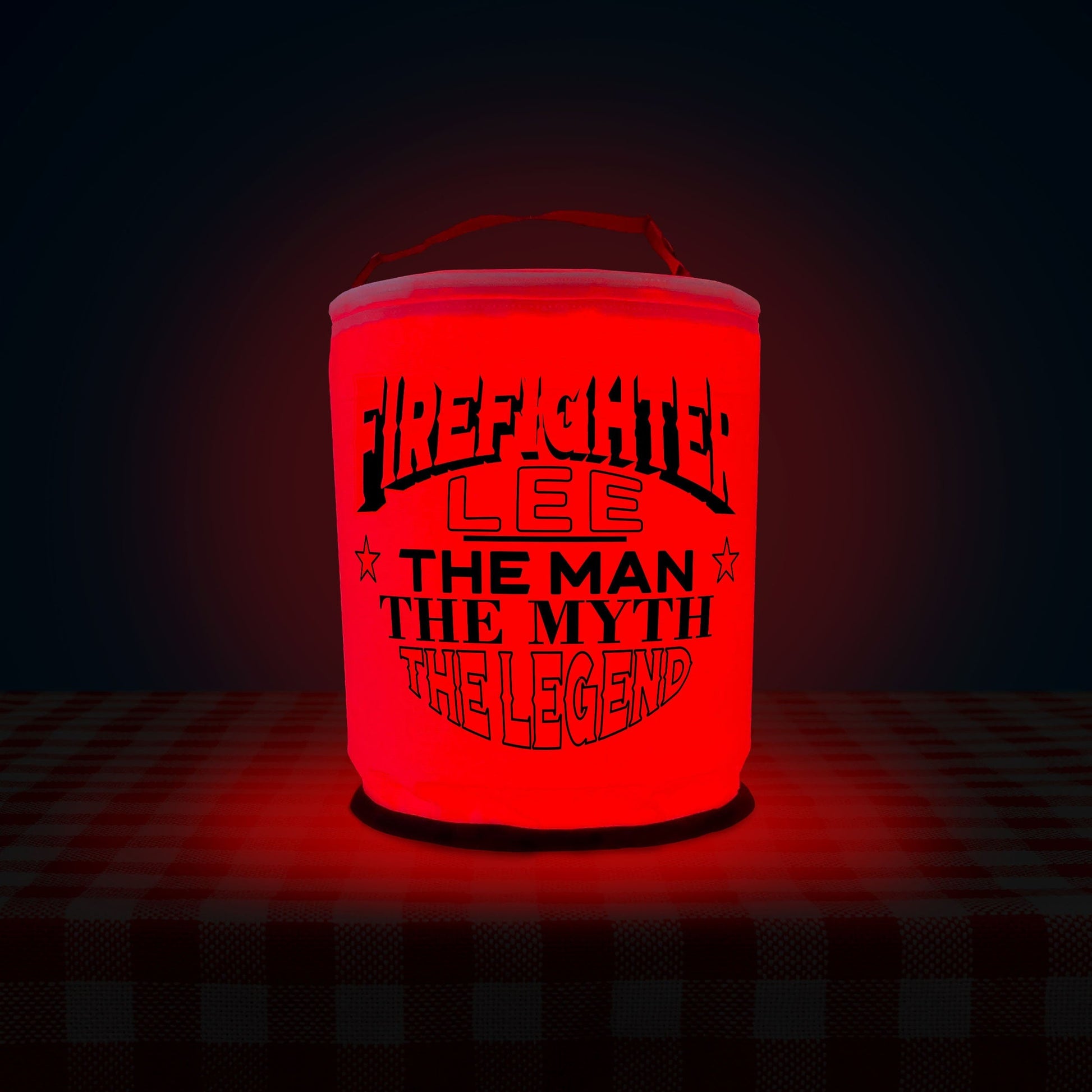 Firefighter The Man The Myth The Legend LED Lantern