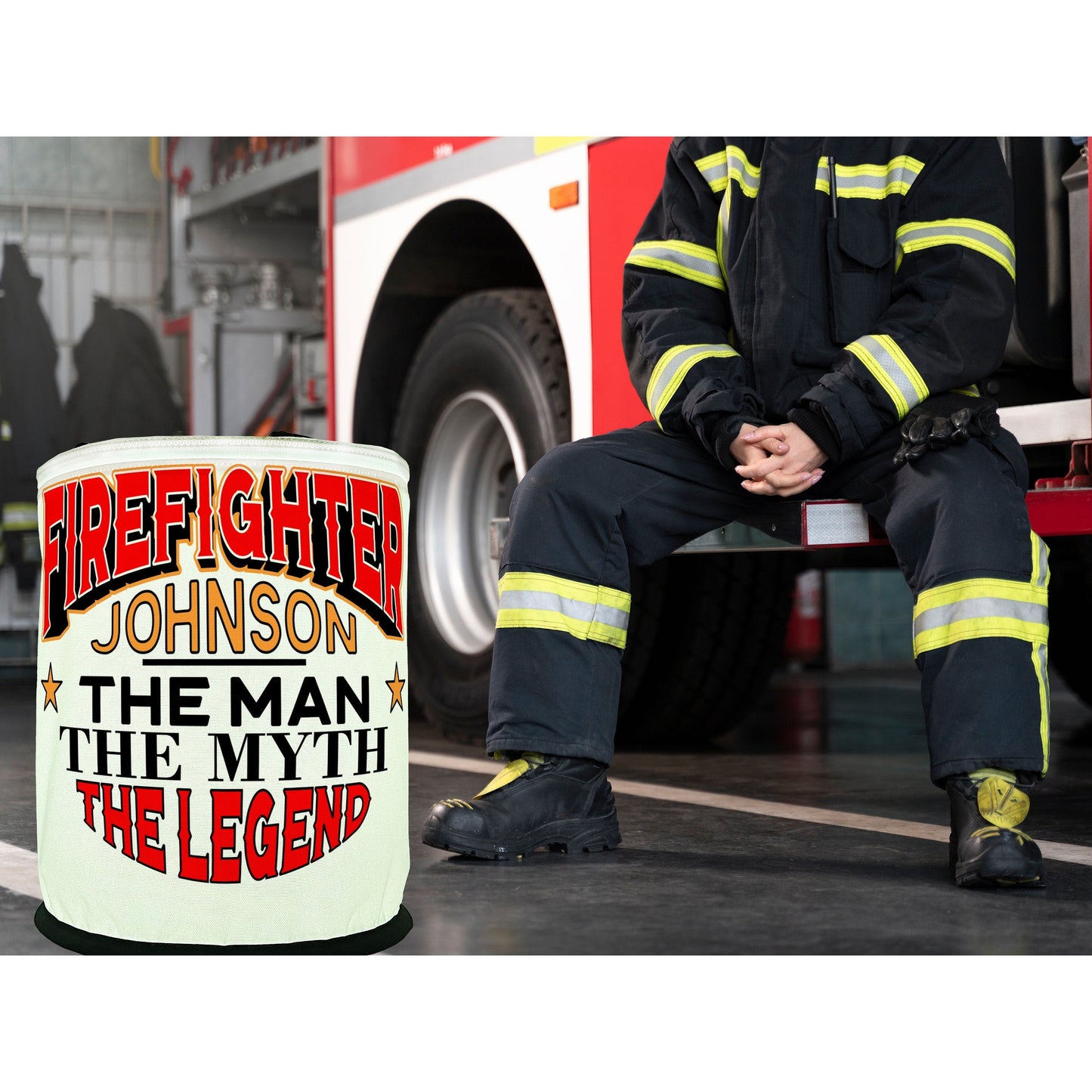 Firefighter The Man The Myth The Legend LED Lantern