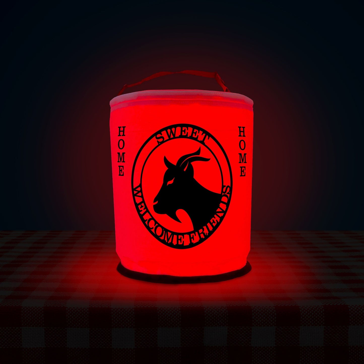 GOAT Silhouette Design Personalized Color Changing LED Lantern