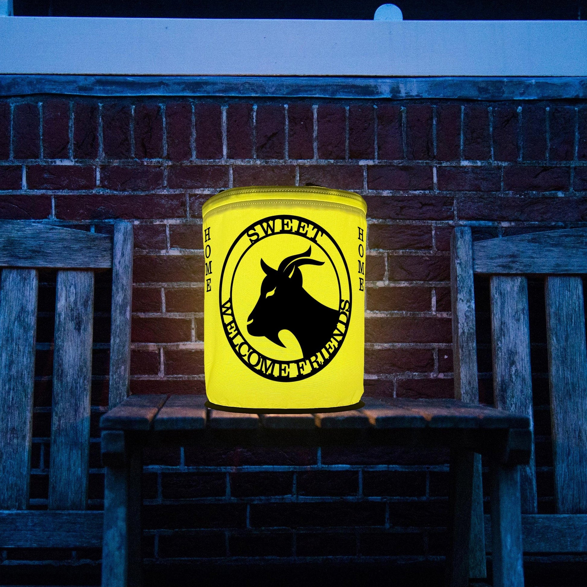 GOAT Silhouette Design Personalized Color Changing LED Lantern