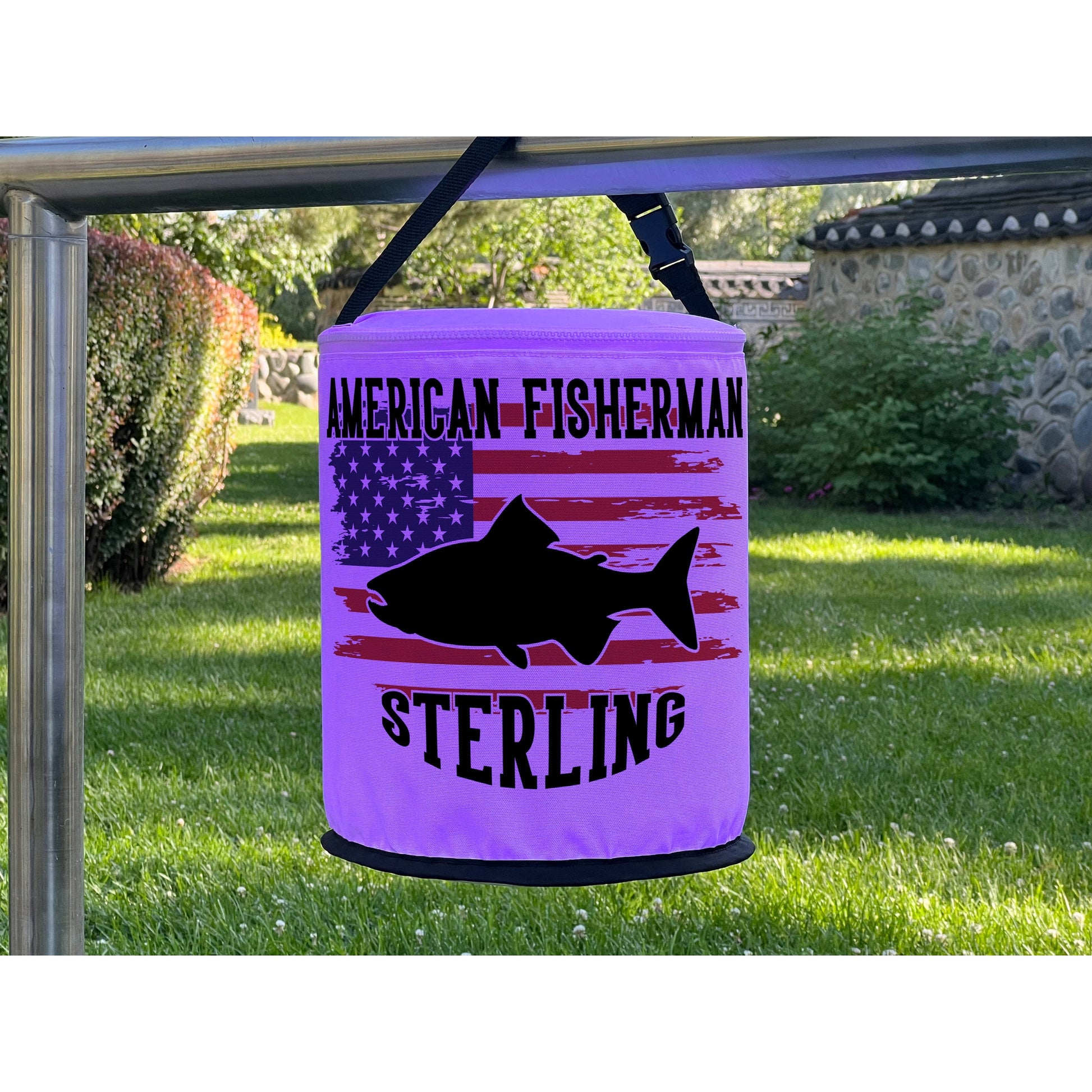 American Fisherman US Flag Color Changing LED Party Lantern