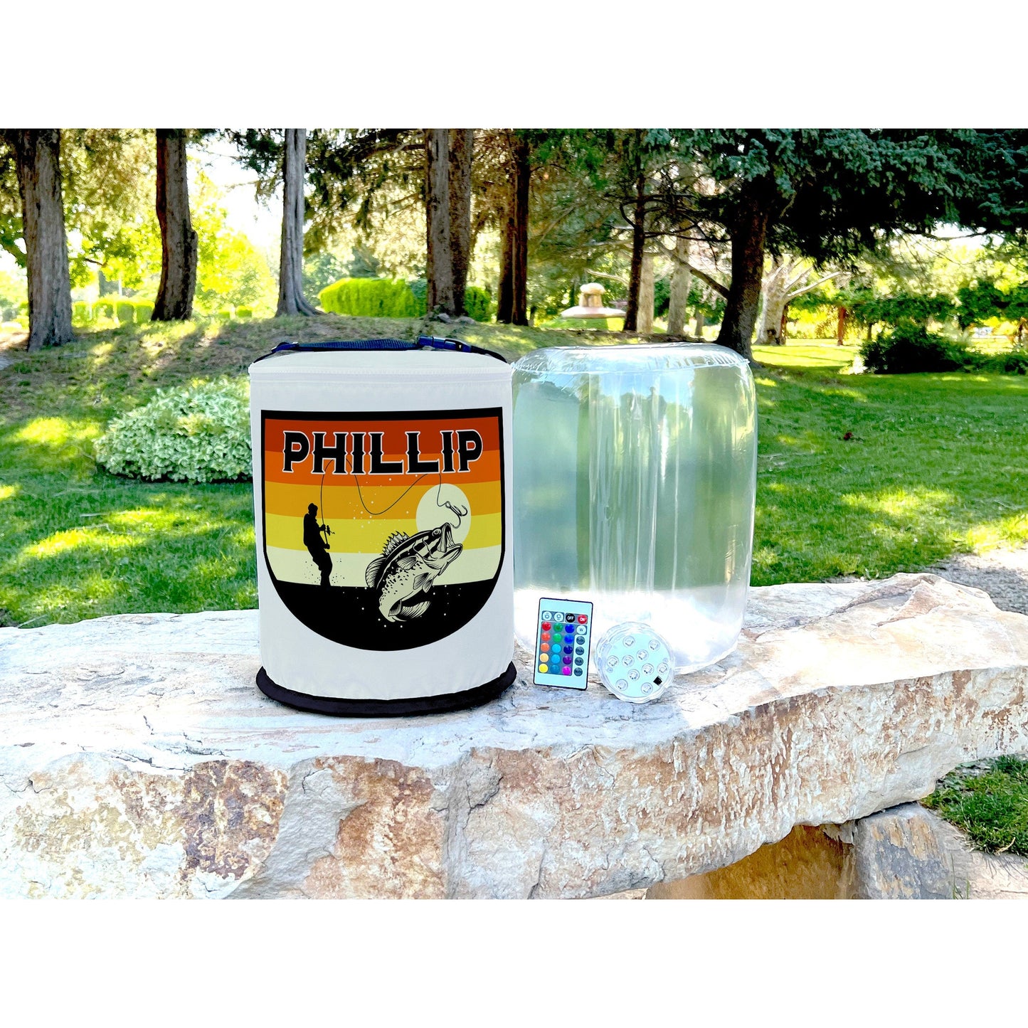 Fly Fisherman Color Changing LED Lantern