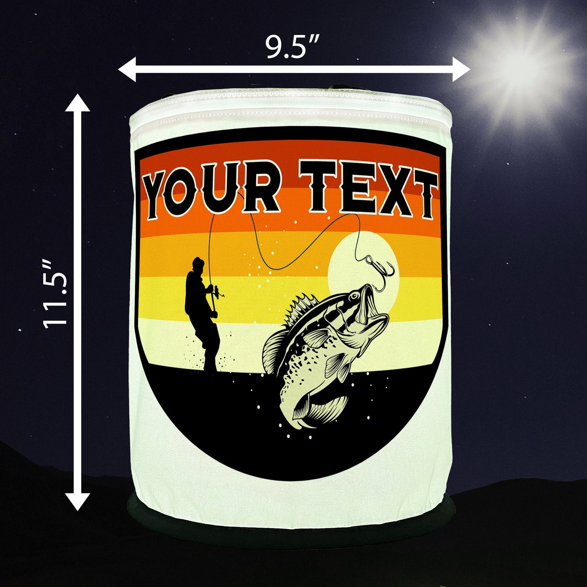 Fly Fisherman Color Changing LED Lantern