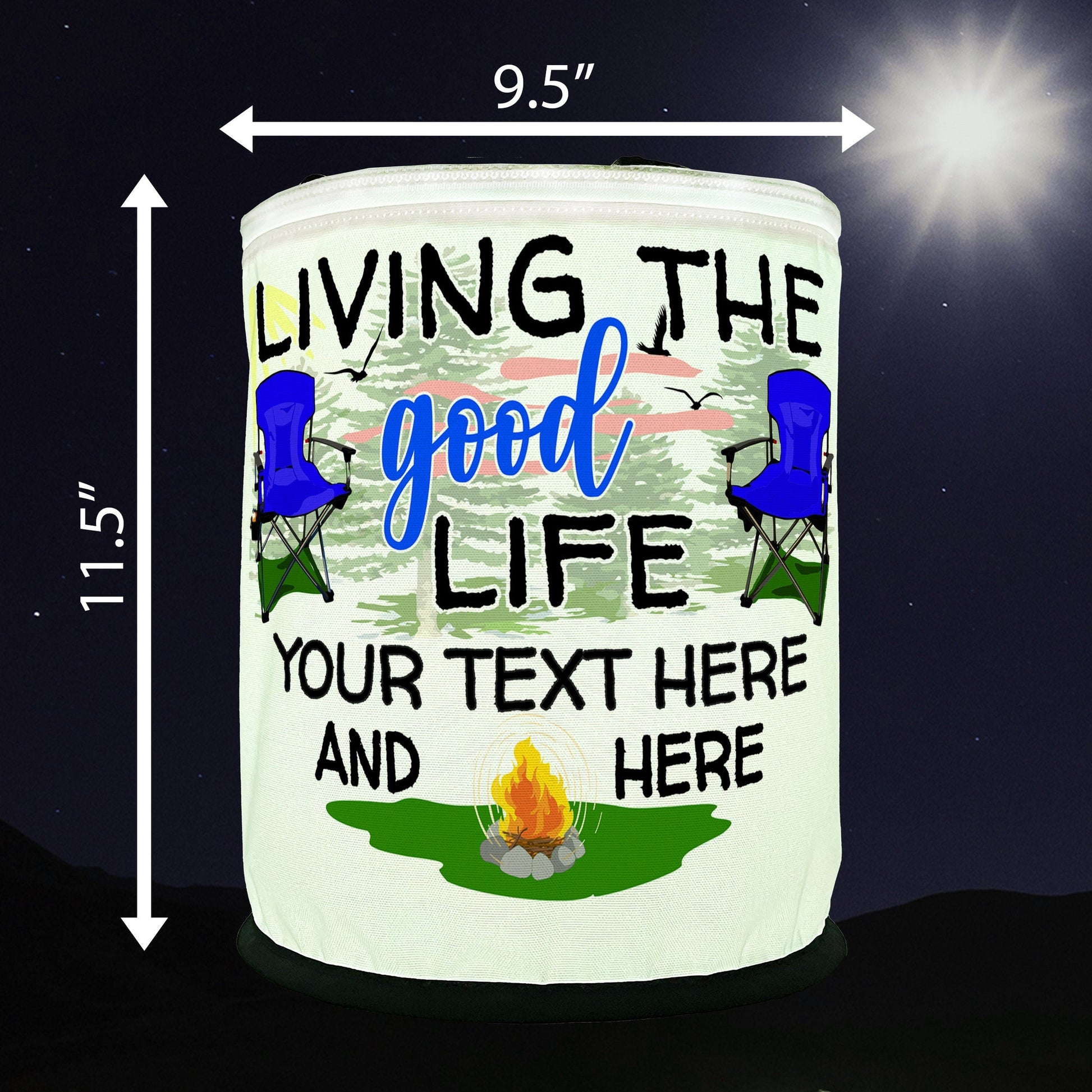 Living the Good Life Personalized Color Changing LED Party Lantern