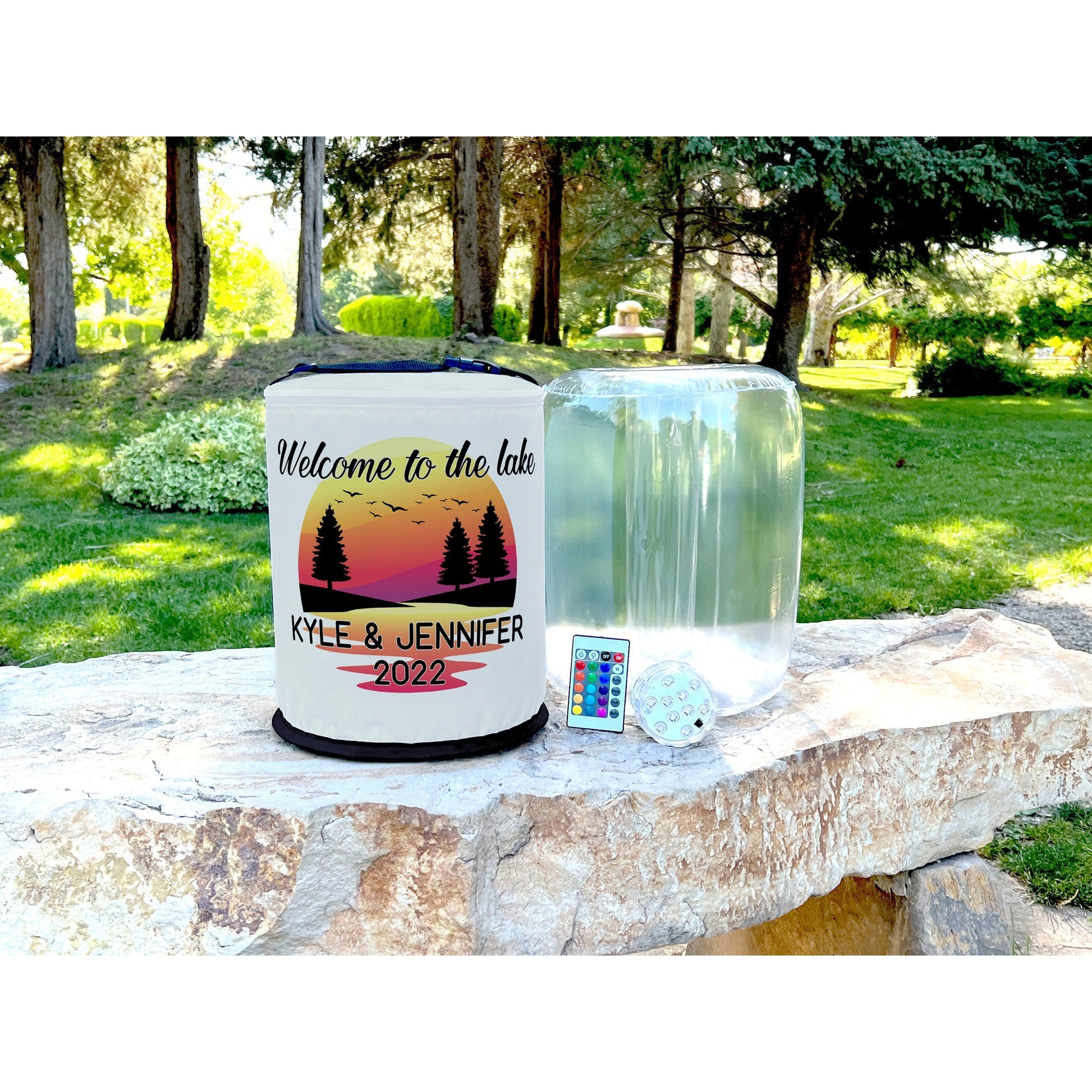 Welcome to the Lake Color Changing LED Lantern